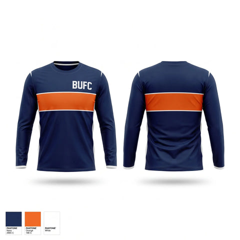 Long Sleeve Performance Shirt, BUFC, Men's Soccer, Teamtime, Team time, sublimation, custom sports apparel, team uniforms, spirit wear, spiritwear, sports uniforms, custom shirts, team store, custom team store, fundraiser sports, apparel fundraiser