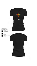 HQBN 89594043 Women's Short Sleeve V-neck Shirt - 24