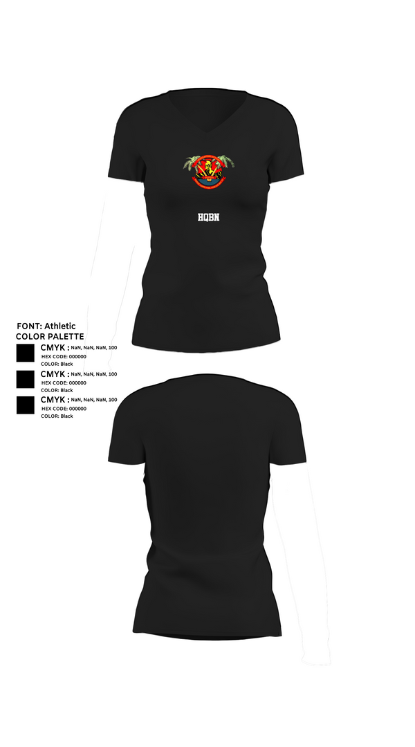 Womens Short Sleeve Vneck Shirt, HQBN, , Teamtime, Team time, sublimation, custom sports apparel, team uniforms, spirit wear, spiritwear, sports uniforms, custom shirts, team store, custom team store, fundraiser sports, apparel fundraiser
