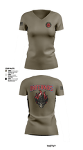 1st Squad Infernos 56833485 Women's Short Sleeve V-neck Shirt - 25