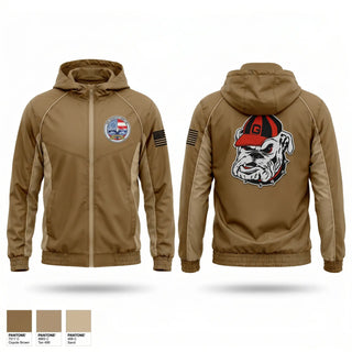 Windbreaker, USS GEORGIA, Navy, Teamtime, Team time, sublimation, custom sports apparel, team uniforms, spirit wear, spiritwear, sports uniforms, custom shirts, team store, custom team store, fundraiser sports, apparel fundraiser