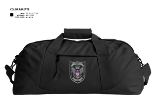 Duffle Bag, PERRY POLICE DEPARTMENT, Police, Teamtime, Team time, sublimation, custom sports apparel, team uniforms, spirit wear, spiritwear, sports uniforms, custom shirts, team store, custom team store, fundraiser sports, apparel fundraiser