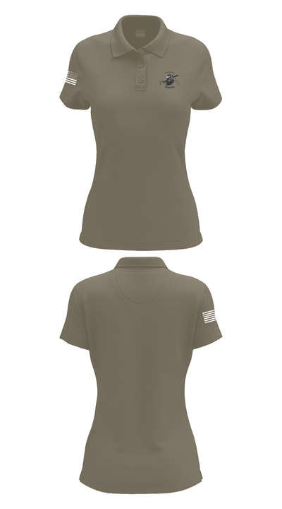 984 MP CO 2nd Platoon 84449654 Women's Short Sleeve Performance Polo  - 75