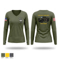 MOTOR TOXICOS Women's Long Sleeve V-neck Shirt - 1