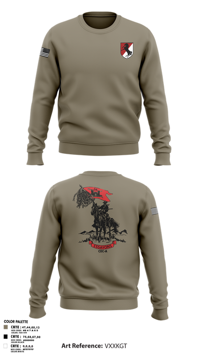 58th CEC-A Crew Neck Sweatshirt - 13