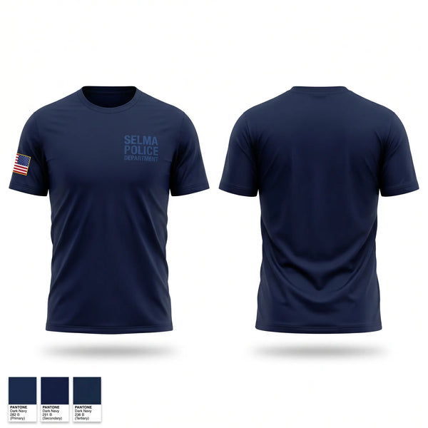Short Sleeve Performance Shirt, Selma Police Department, Police, Teamtime, Team time, sublimation, custom sports apparel, team uniforms, spirit wear, spiritwear, sports uniforms, custom shirts, team store, custom team store, fundraiser sports, apparel fundraiser