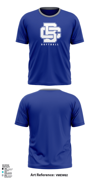 Lady BatCats 2560030 Short Sleeve Performance Shirt - 1