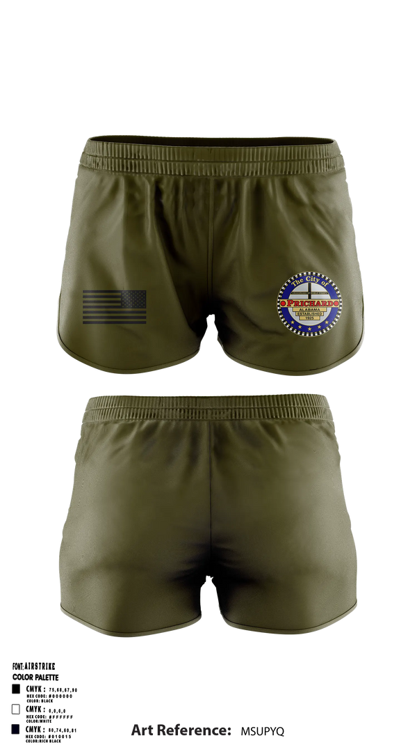 Ranger Panties, Prichard Police Department, Police, Teamtime, Team time, sublimation, custom sports apparel, team uniforms, spirit wear, spiritwear, sports uniforms, custom shirts, team store, custom team store, fundraiser sports, apparel fundraiser