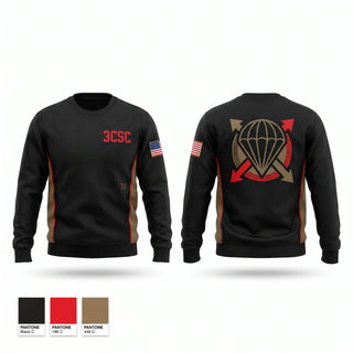 Crew Neck Sweatshirt, 3CSC, Army, Teamtime, Team time, sublimation, custom sports apparel, team uniforms, spirit wear, spiritwear, sports uniforms, custom shirts, team store, custom team store, fundraiser sports, apparel fundraiser