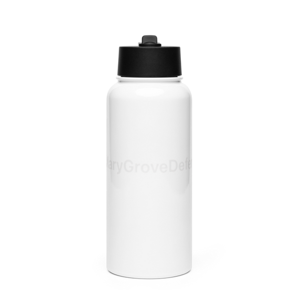 MaryGrove Defense 72292029 Stainless Steel Water Bottle with a Straw Lid