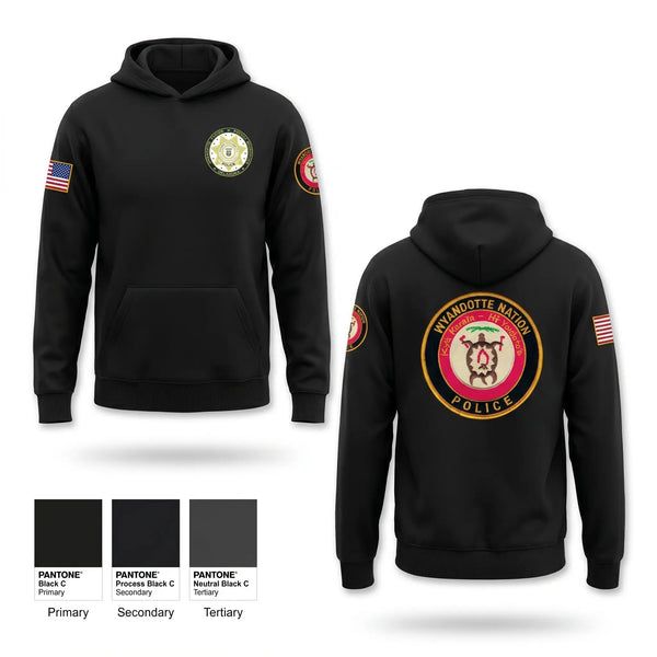 Hoodie, Wyandotte Nation Police, Police, Teamtime, Team time, sublimation, custom sports apparel, team uniforms, spirit wear, spiritwear, sports uniforms, custom shirts, team store, custom team store, fundraiser sports, apparel fundraiser