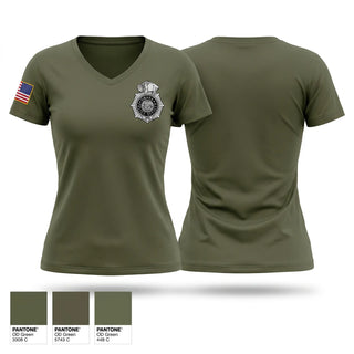 Womens Short Sleeve Vneck Shirt, OPD Negotiators, Police, Teamtime, Team time, sublimation, custom sports apparel, team uniforms, spirit wear, spiritwear, sports uniforms, custom shirts, team store, custom team store, fundraiser sports, apparel fundraiser