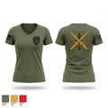 Doña Ana Sheriff’s Special Response Team 93504002 Women's Short Sleeve V-neck Shirt - 1
