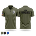 AREA 30 CAREER CENTER LAW ENFORCEMENT Short Sleeve Performance Polo - 1