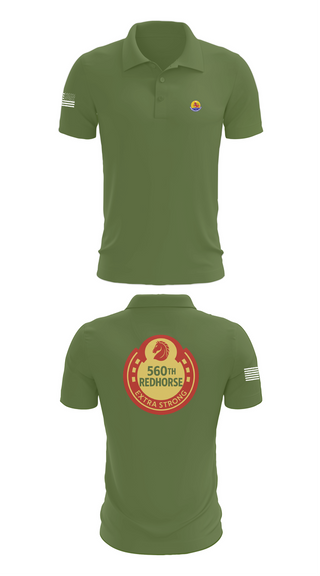 Short Sleeve Performance Polo, 560th Redhorse Unit, , Teamtime, Team time, sublimation, custom sports apparel, team uniforms, spirit wear, spiritwear, sports uniforms, custom shirts, team store, custom team store, fundraiser sports, apparel fundraiser