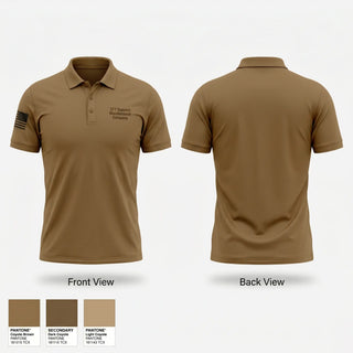 Short Sleeve Performance Polo, 377 Support Maintenance Company, Army, Teamtime, Team time, sublimation, custom sports apparel, team uniforms, spirit wear, spiritwear, sports uniforms, custom shirts, team store, custom team store, fundraiser sports, apparel fundraiser
