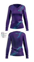 NTX BATTIES Women's Long Sleeve V-neck Shirt - 3