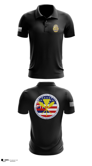 Short Sleeve Performance Polo, Hawaii Internet Crimes Against Children Task Force, Police, Teamtime, Team time, sublimation, custom sports apparel, team uniforms, spirit wear, spiritwear, sports uniforms, custom shirts, team store, custom team store, fundraiser sports, apparel fundraiser