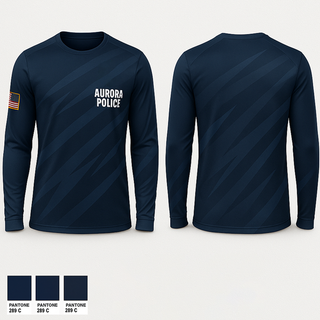 Long Sleeve Performance Shirt, Aurora Police, , Teamtime, Team time, sublimation, custom sports apparel, team uniforms, spirit wear, spiritwear, sports uniforms, custom shirts, team store, custom team store, fundraiser sports, apparel fundraiser