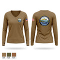 CNSGNW Women's Long Sleeve V-neck Shirt - 1