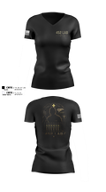 452 MED DET 15350683 Women's Short Sleeve V-neck Shirt - 104