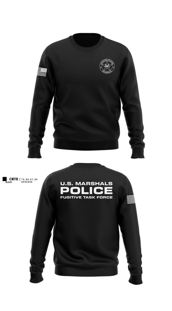 Crew Neck Sweatshirt, SJCP_USMS, Police, Teamtime, Team time, sublimation, custom sports apparel, team uniforms, spirit wear, spiritwear, sports uniforms, custom shirts, team store, custom team store, fundraiser sports, apparel fundraiser