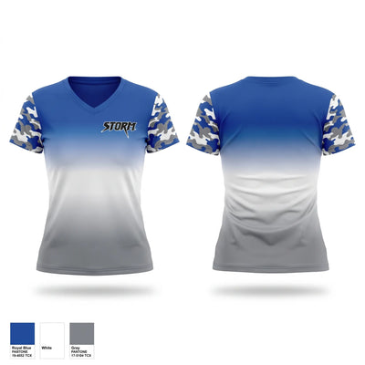 Storm Women's Short Sleeve V-neck Shirt - 1