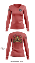Charlie Battery 2-114th FA 47332730 Women's Long Sleeve V-neck Shirt - 102