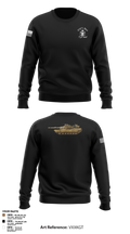 Death Row Platoon, Tomahawk Troop, 5/4 CAV, 2ABCT, 1ID 66483153 Crew Neck Sweatshirt - 3