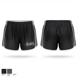 Womens Shorts, Midwest Vandals, Baseball, Teamtime, Team time, sublimation, custom sports apparel, team uniforms, spirit wear, spiritwear, sports uniforms, custom shirts, team store, custom team store, fundraiser sports, apparel fundraiser