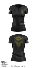 SWAT 89423613 Women's Short Sleeve V-neck Shirt - 3