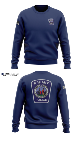 Crew Neck Sweatshirt, Nahant Marine Unit, Police, Teamtime, Team time, sublimation, custom sports apparel, team uniforms, spirit wear, spiritwear, sports uniforms, custom shirts, team store, custom team store, fundraiser sports, apparel fundraiser
