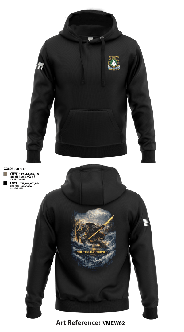 Hoodie, 1192nd DDSB, Army, Teamtime, Team time, sublimation, custom sports apparel, team uniforms, spirit wear, spiritwear, sports uniforms, custom shirts, team store, custom team store, fundraiser sports, apparel fundraiser