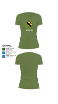 1st Cav 3CR 22311703 Women's Short Sleeve V-neck Shirt - 44