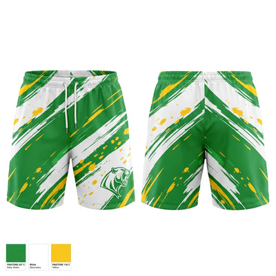 Calhoun Cougars 1 Athletic Shorts With Pockets - 1