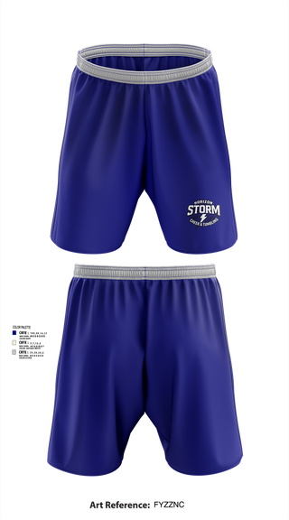 Athletic Shorts With Pockets, Horizon Storm, Cheer, Teamtime, Team time, sublimation, custom sports apparel, team uniforms, spirit wear, spiritwear, sports uniforms, custom shirts, team store, custom team store, fundraiser sports, apparel fundraiser