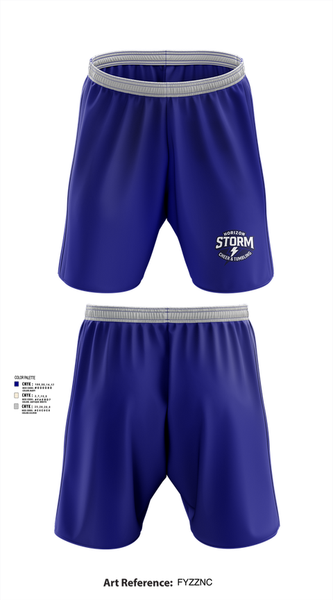 Athletic Shorts With Pockets, Horizon Storm, Cheer, Teamtime, Team time, sublimation, custom sports apparel, team uniforms, spirit wear, spiritwear, sports uniforms, custom shirts, team store, custom team store, fundraiser sports, apparel fundraiser