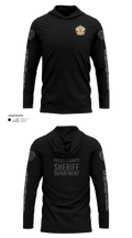 Pecos County Sheriff’s Office 17805980 Long Sleeve Performance Shirt with hood - 40
