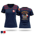 Cedar Hill 11895114 Women's Short Sleeve V-neck Shirt - 1