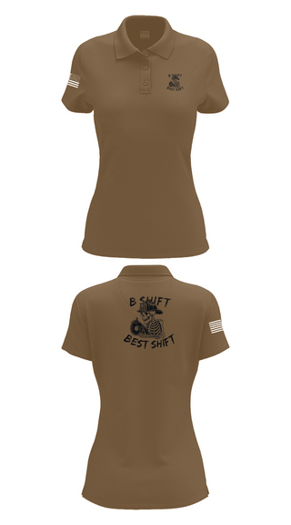 Womens Short Sleeve Performance Polo, 812 CES (B shift), Air Force, Teamtime, Team time, sublimation, custom sports apparel, team uniforms, spirit wear, spiritwear, sports uniforms, custom shirts, team store, custom team store, fundraiser sports, apparel fundraiser