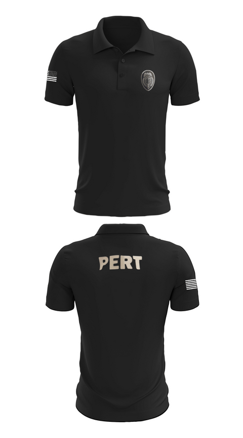 Short Sleeve Performance Polo, PERT, Police, Teamtime, Team time, sublimation, custom sports apparel, team uniforms, spirit wear, spiritwear, sports uniforms, custom shirts, team store, custom team store, fundraiser sports, apparel fundraiser