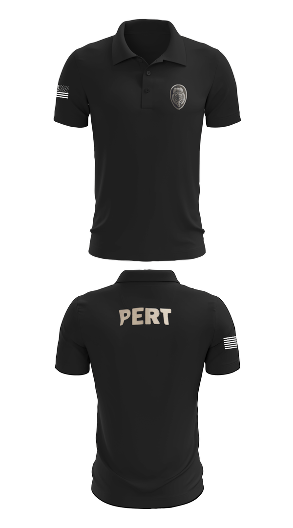 Short Sleeve Performance Polo, PERT, Police, Teamtime, Team time, sublimation, custom sports apparel, team uniforms, spirit wear, spiritwear, sports uniforms, custom shirts, team store, custom team store, fundraiser sports, apparel fundraiser