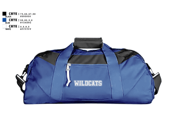 Duffle Bag, Wildcats, , Teamtime, Team time, sublimation, custom sports apparel, team uniforms, spirit wear, spiritwear, sports uniforms, custom shirts, team store, custom team store, fundraiser sports, apparel fundraiser