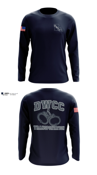Long Sleeve Performance Shirt, David Wade Correctional Center, Police, Teamtime, Team time, sublimation, custom sports apparel, team uniforms, spirit wear, spiritwear, sports uniforms, custom shirts, team store, custom team store, fundraiser sports, apparel fundraiser