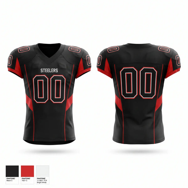 Football Jersey, STEELERS, , Teamtime, Team time, sublimation, custom sports apparel, team uniforms, spirit wear, spiritwear, sports uniforms, custom shirts, team store, custom team store, fundraiser sports, apparel fundraiser