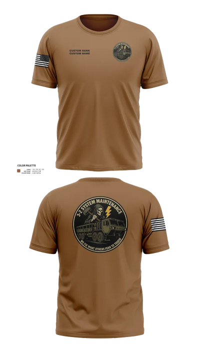 3-2 ADA 51823932 Short Sleeve Performance Shirt - 100