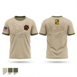 Old School Cotton Feel Shirt, MMI ROTC, Army, Teamtime, Team time, sublimation, custom sports apparel, team uniforms, spirit wear, spiritwear, sports uniforms, custom shirts, team store, custom team store, fundraiser sports, apparel fundraiser