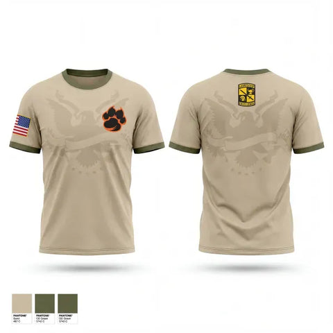 Old School Cotton Feel Shirt, MMI ROTC, Army, Teamtime, Team time, sublimation, custom sports apparel, team uniforms, spirit wear, spiritwear, sports uniforms, custom shirts, team store, custom team store, fundraiser sports, apparel fundraiser