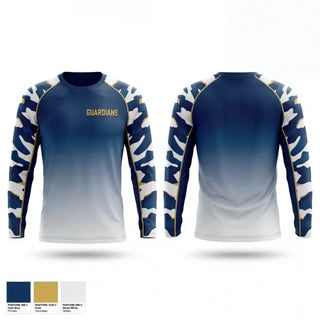 Long Sleeve Performance Shirt, Guardians, Baseball, Teamtime, Team time, sublimation, custom sports apparel, team uniforms, spirit wear, spiritwear, sports uniforms, custom shirts, team store, custom team store, fundraiser sports, apparel fundraiser
