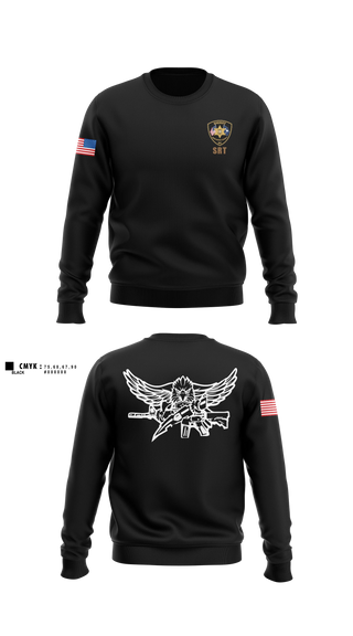 Crew Neck Sweatshirt, Marlboro County Sheriff's Office SRT, Police, Teamtime, Team time, sublimation, custom sports apparel, team uniforms, spirit wear, spiritwear, sports uniforms, custom shirts, team store, custom team store, fundraiser sports, apparel fundraiser